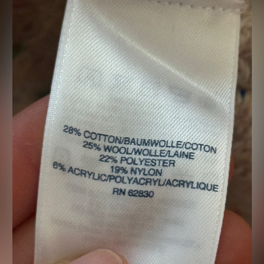 Lands' End Cozy Lofty Aran Cable Knit Turtleneck Sweater Size S - Picture 8 of 8